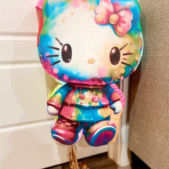 Colorful Hello Kitty Inflatable Costume - Picture 3 of 7